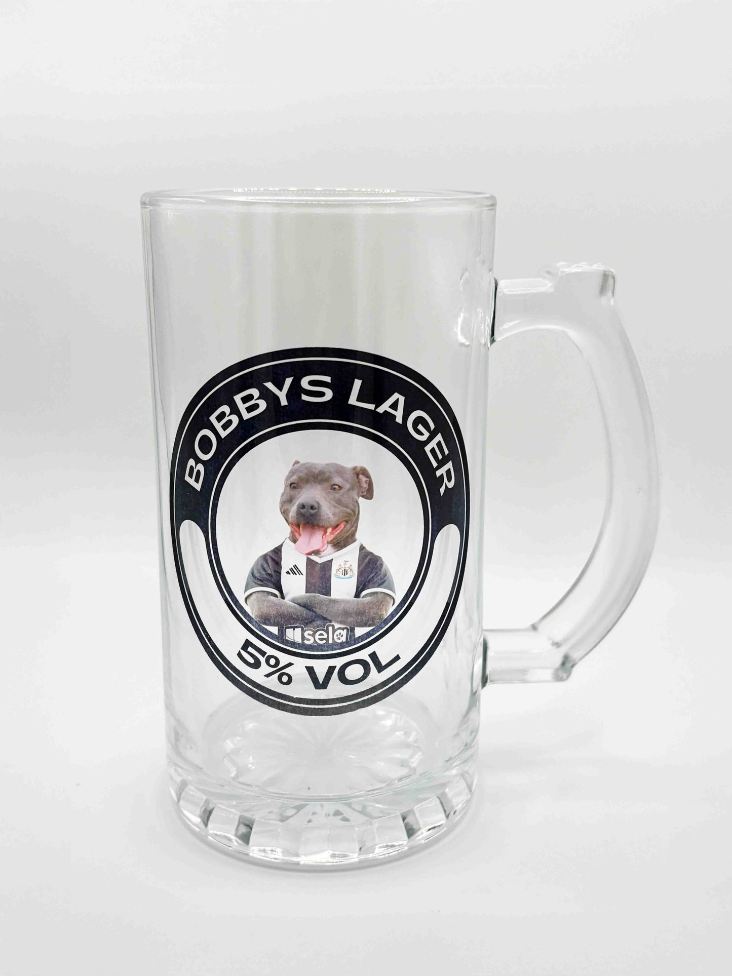 Personalised Football Pint Glass