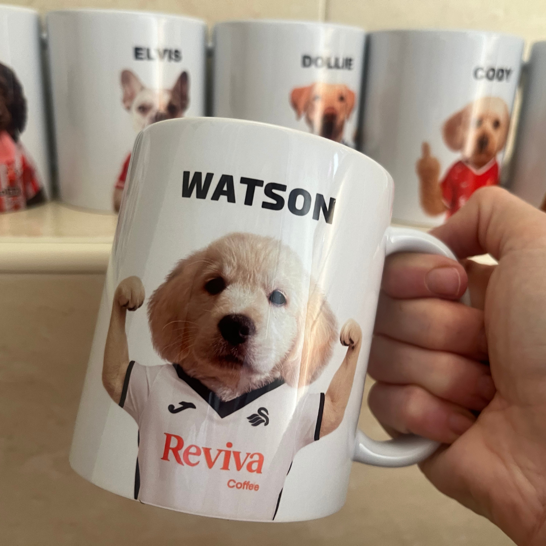 Personalised Dog/Cat Football Mug