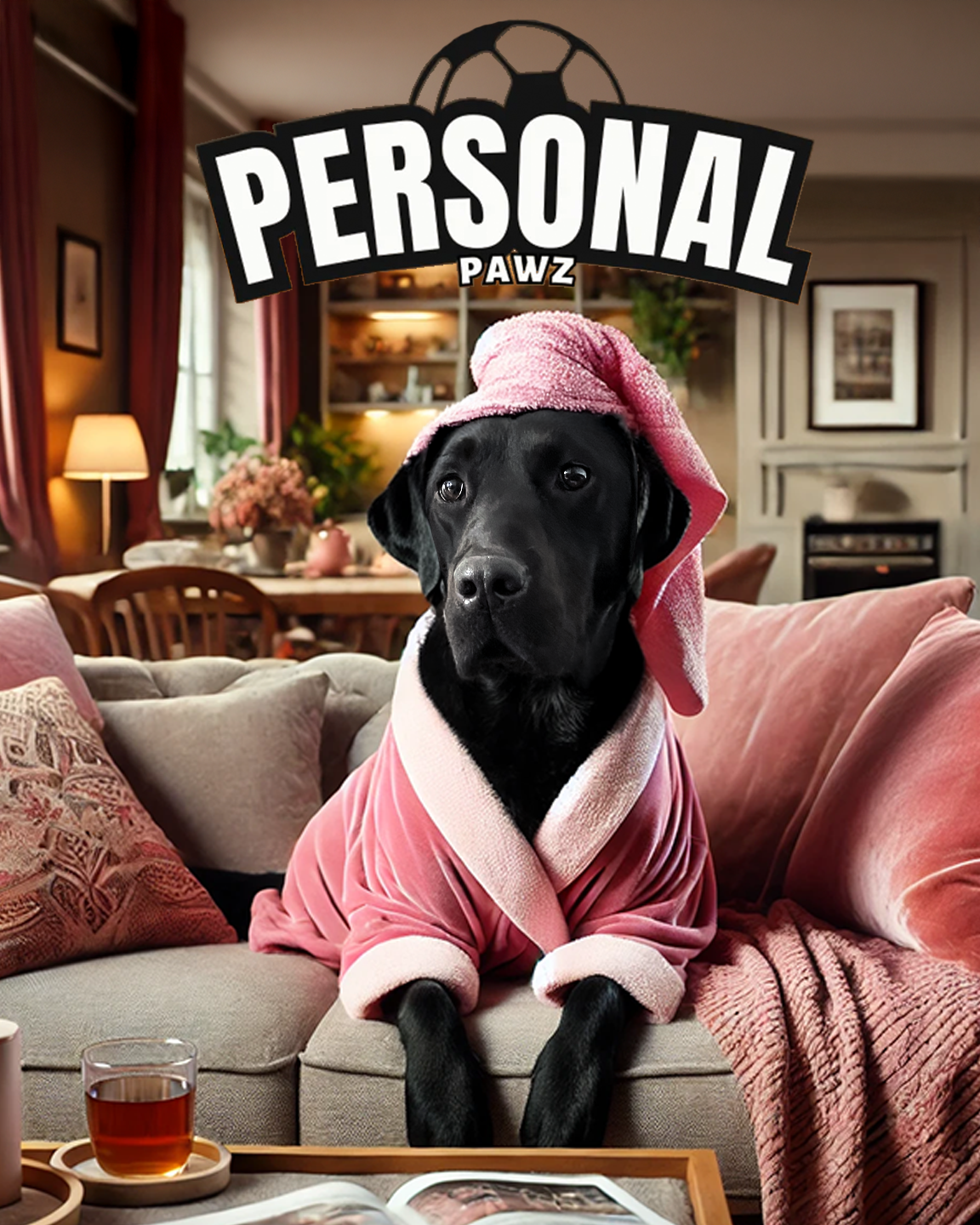 Pamper Dog/Cat Personalised Image