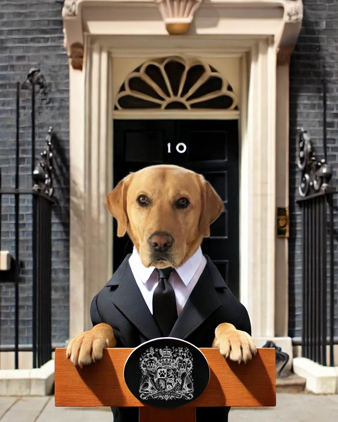 Personalised No 10 Dog Image