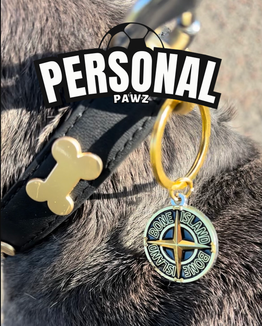 Bone Island Dog Tag Collar Attachment