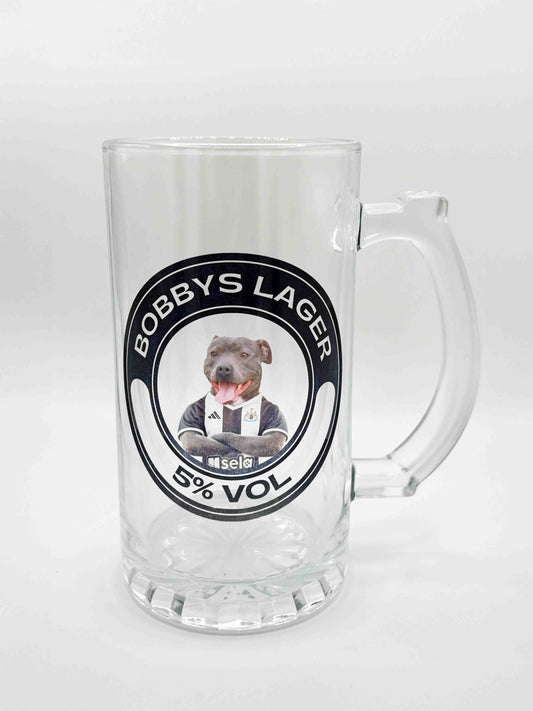Personalised Football Pint Glass
