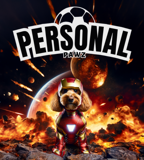 Personalised SuperHero Dog/Cat Art